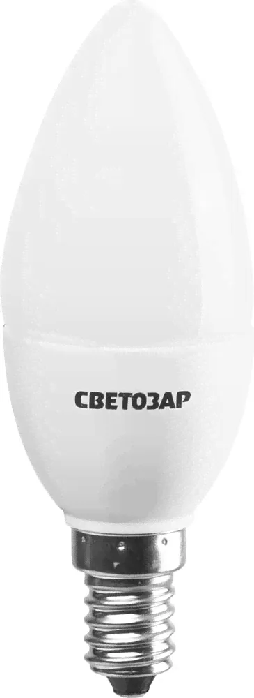 СВЕТОЗАР 3 Вт, Е14, 2700K, 220 В, лампа светодиодная "Super luxx" свеча 44500-25_z01
