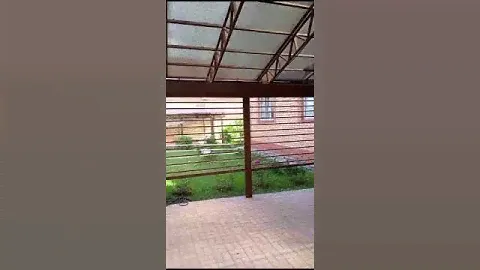 Прозрачные рольставни под навес/ рольставни из цельного поликарбоната