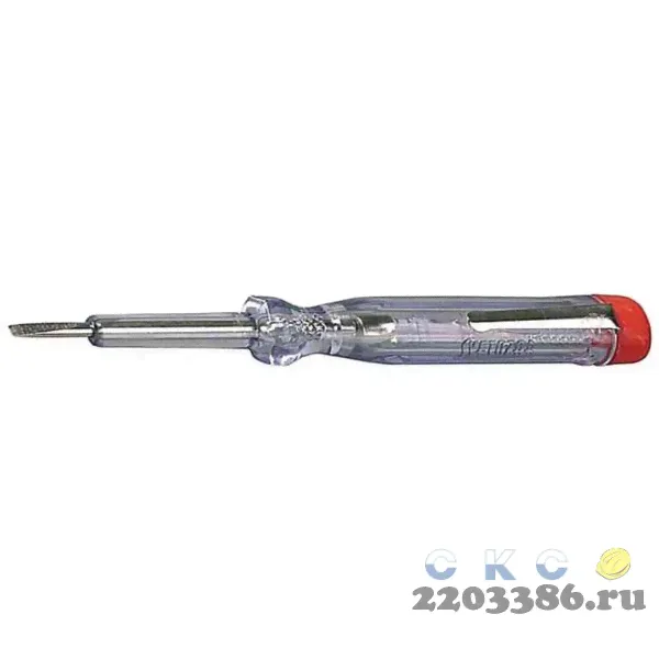 Отвертка-пробник электрический,100-250В,120мм, СВЕТОЗАР, SV-45155-12-B