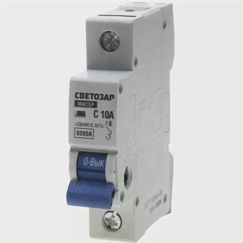 Выключатель автоматический Светозар SV-49061-10-C 10А C 6кА