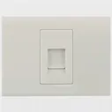 СВЕТОЗАР одинарная, без вставки и рамки, розетка "эффект" SV-54417-B