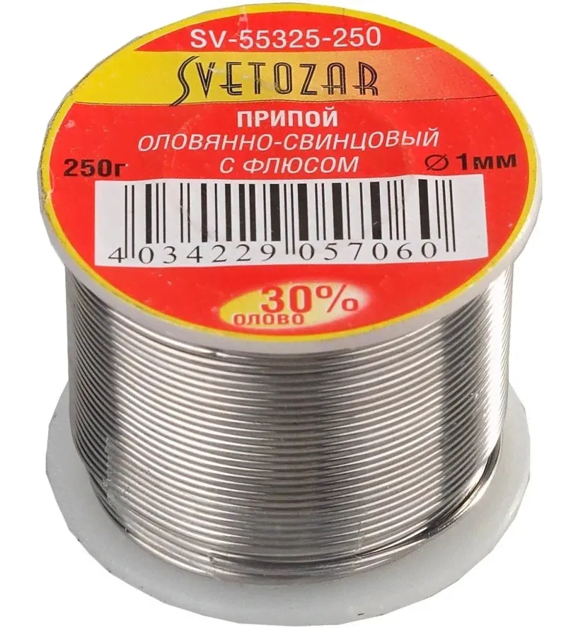 Припой-катушка Светозар SV-55325-250 250 гр-0
